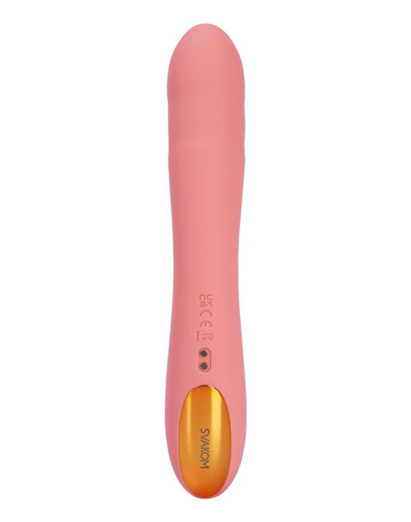 SVAKOM - Ava Neo - Thrusting Vibrator - Peach Pink - Afbeelding 4