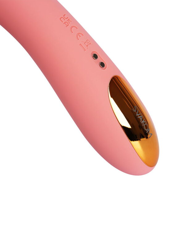 SVAKOM - Ava Neo - Thrusting Vibrator - Peach Pink - Afbeelding 5