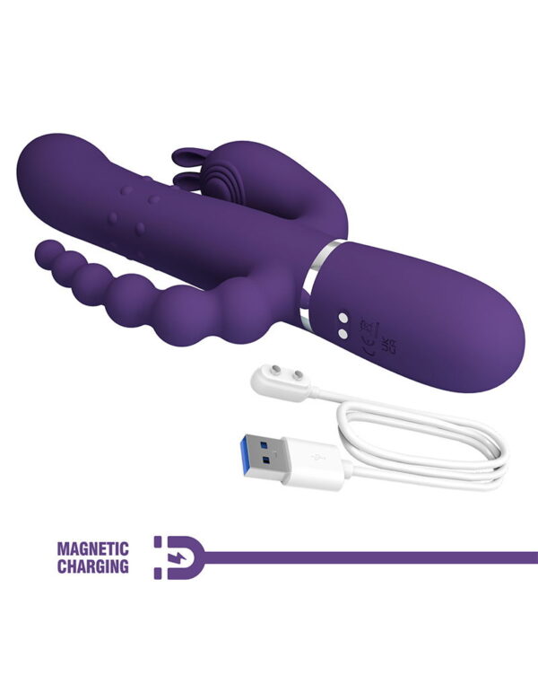 Pretty Love - Cammy - Triple Vibrator - Diep Paars - Afbeelding 10