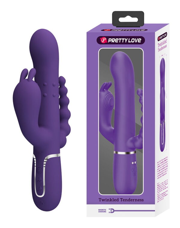 Pretty Love - Cammy - Triple Vibrator - Diep Paars - Afbeelding 2