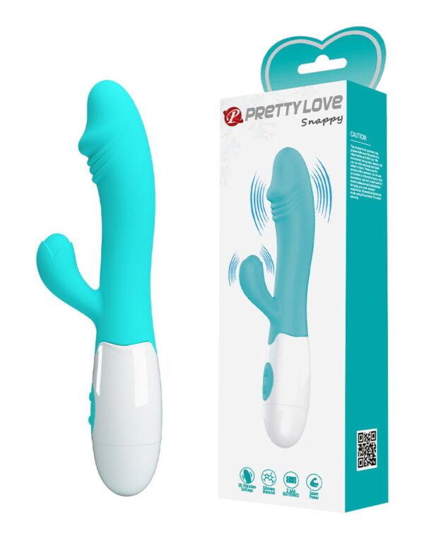 Pretty Love - Snappy - G-Spot Rabbit Vibrator - Groen - Afbeelding 2