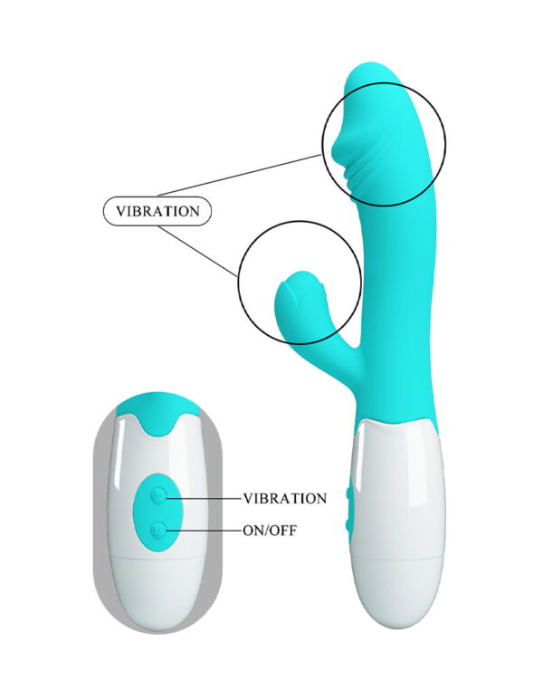 Pretty Love - Snappy - G-Spot Rabbit Vibrator - Groen - Afbeelding 7