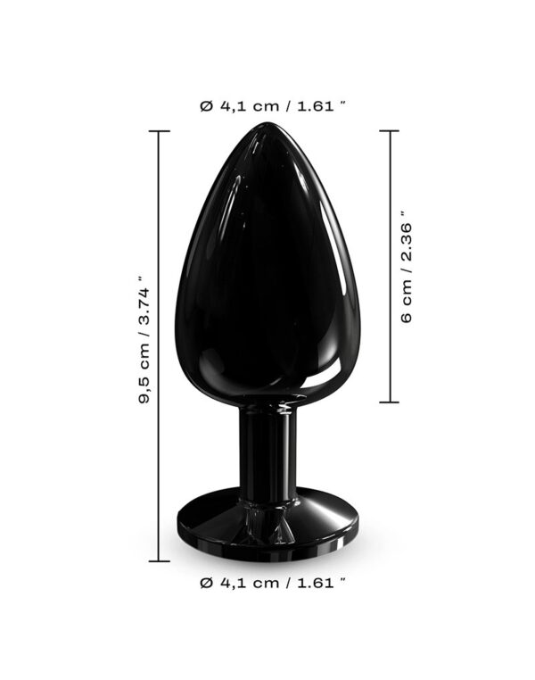 Dorcel - Diamond Plug Maat L - Butt Plug - Zwart - Afbeelding 4