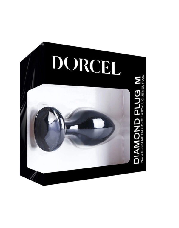 Dorcel - Diamond Plug Maat M - Butt Plug - Zwart - Afbeelding 2