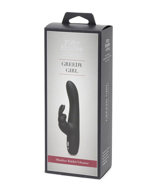 Greedy Girl - FSoG Slimline Rabbit Vibrator - Afbeelding 2