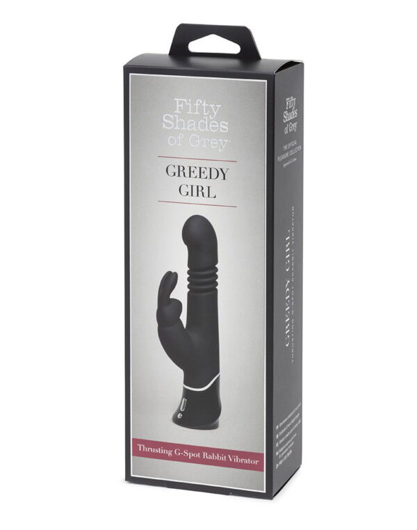 Greedy Girl - FSoG Thrusting G-Spot Rabbit Vibrator - Afbeelding 2