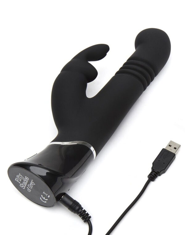 Greedy Girl - FSoG Thrusting G-Spot Rabbit Vibrator - Afbeelding 7