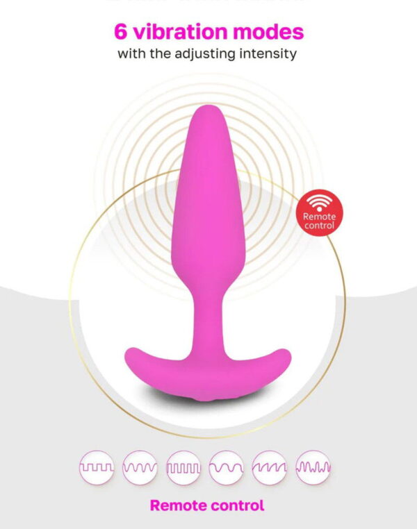 Gvibe - Gplug XS - Vibrerende Butt Plug - Roze - Afbeelding 3