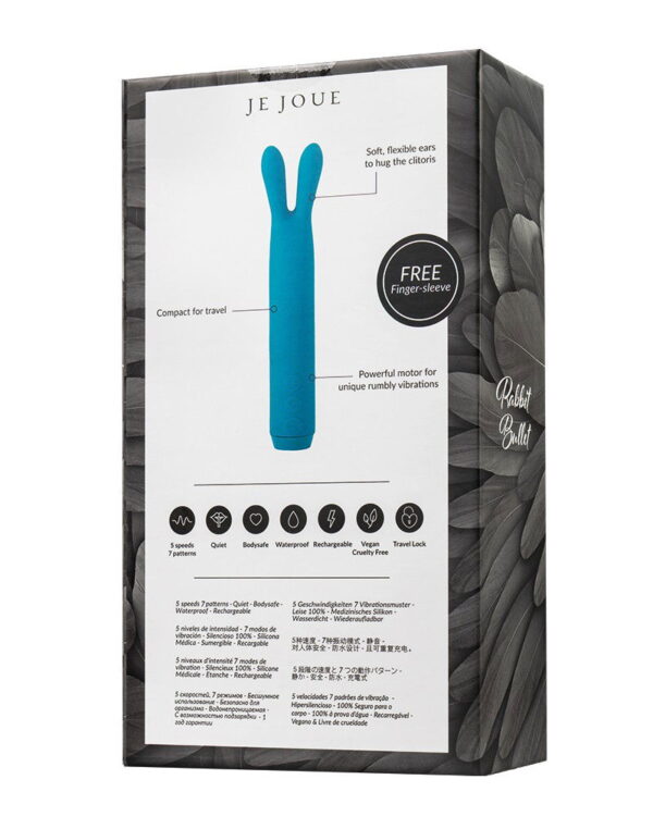 Je Joue - Rabbit - Bullet Vibrator - Blauw - Afbeelding 4