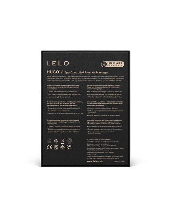 LELO - Hugo 2 - Prostaat Massager (met App-bediening) - Zwart - Afbeelding 11