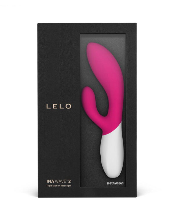 LELO - Ina Wave 2 - Rabbit Vibrator - Cerise - Afbeelding 2