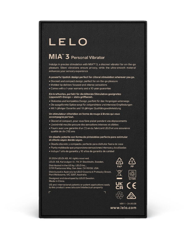 Lelo - Mia 3 - Pucker Up - Paars - Afbeelding 8