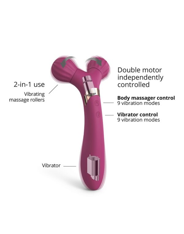 Love to Love - Fireball - Body Massager & Vibrator - Plum - Afbeelding 6