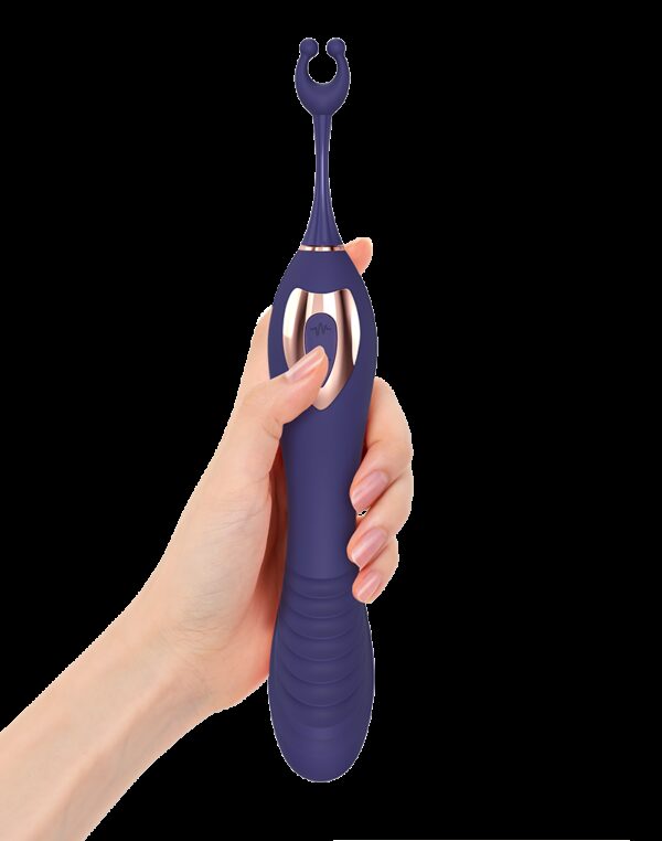 Love to Love - Ô Mega - Clitoris + G-Spot Vibrator - Indigo - Afbeelding 12