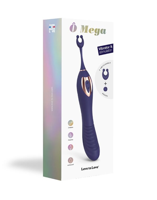 Love to Love - Ô Mega - Clitoris + G-Spot Vibrator - Indigo - Afbeelding 2