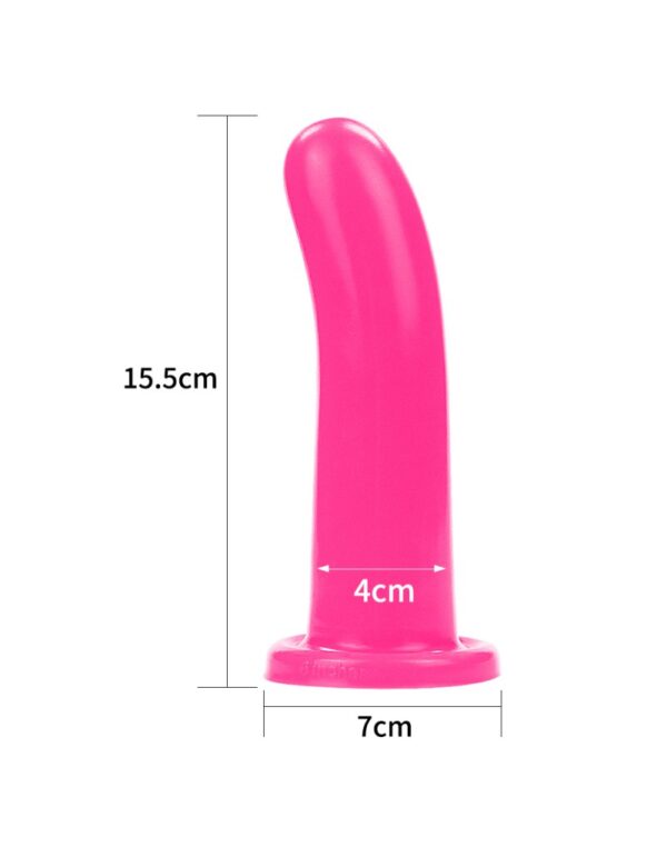 LoveToy - Holy Dong Large Dildo 15.5 cm - Roze - Afbeelding 3