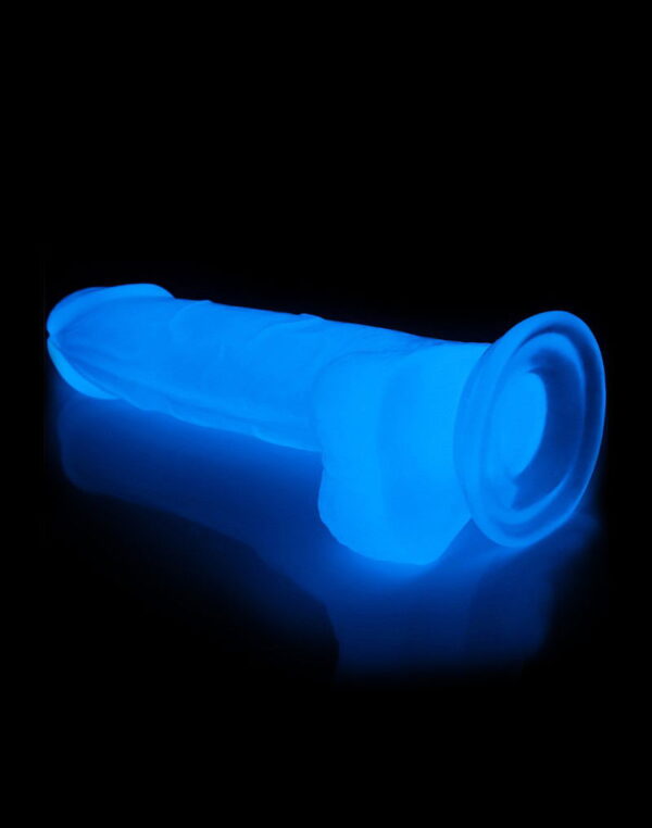 LoveToy - Lumino Play Dildo 19 cm - Glow in the Dark - Afbeelding 9