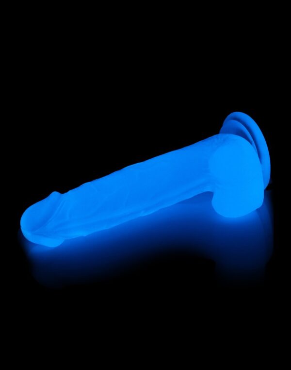 LoveToy - Lumino Play Dildo 19 cm - Glow in the Dark - Afbeelding 10