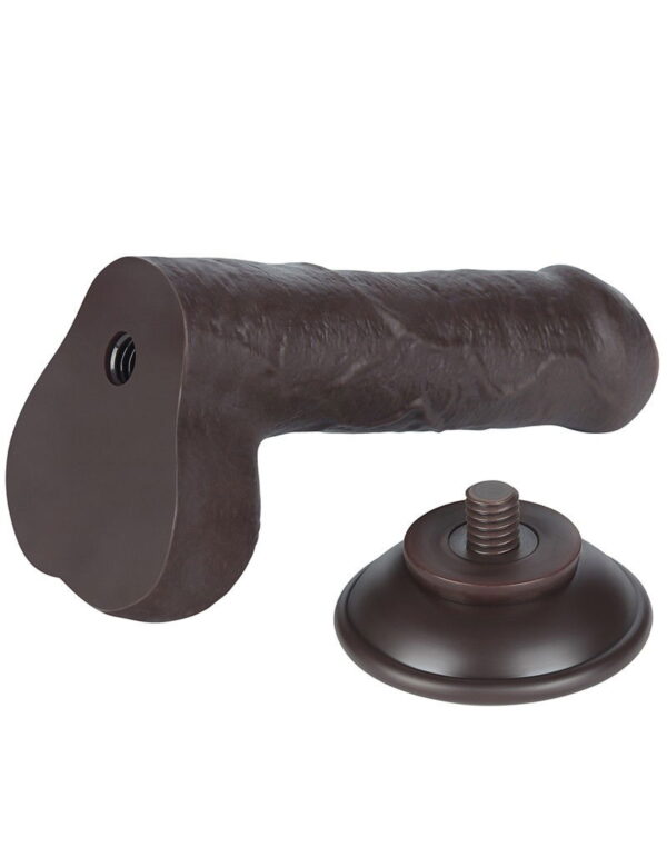 LoveToy - Aftrekbare dildo 18,3 cm (Ø 3,5 cm) - Zwart - Afbeelding 8