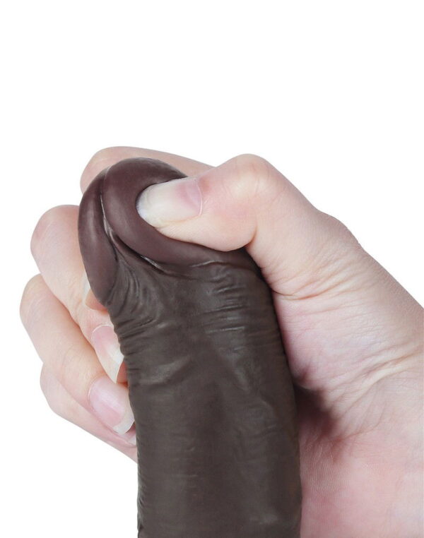 LoveToy - Aftrekbare dildo 19,5 cm (Ø 3,5 cm) - Zwart - Afbeelding 7