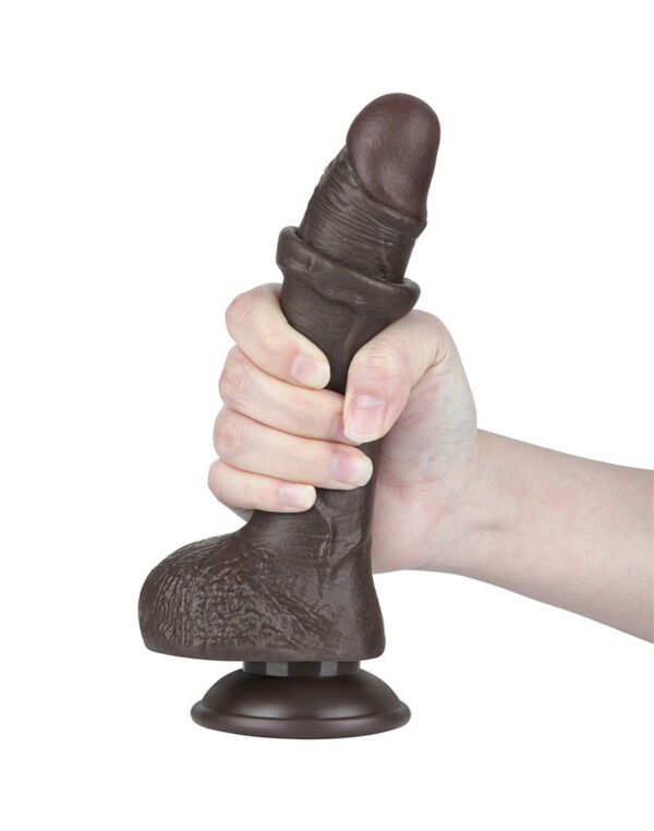 LoveToy - Aftrekbare dildo 19,5 cm (Ø 3,5 cm) - Zwart - Afbeelding 11