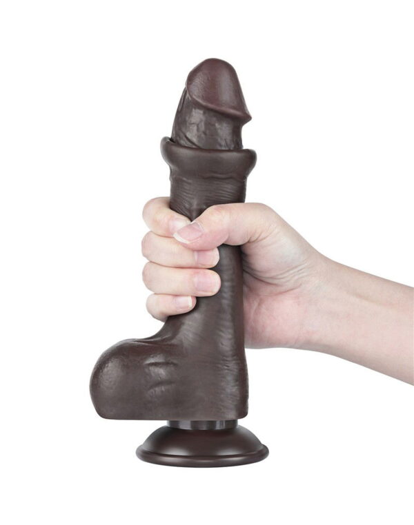 LoveToy - Aftrekbare dildo 20 cm (Ø 3,9 cm) - Zwart - Afbeelding 10