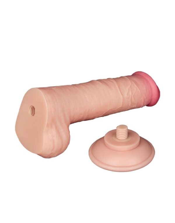 LoveToy - Glijdende Huid Dildo 20.8 cm (Ø 4 cm) - N - Afbeelding 5