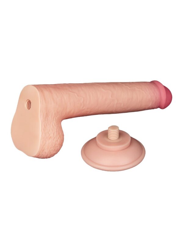 LoveToy - Aftrekbare dildo 22 cm (Ø 3.7 cm) - Nude - Afbeelding 4