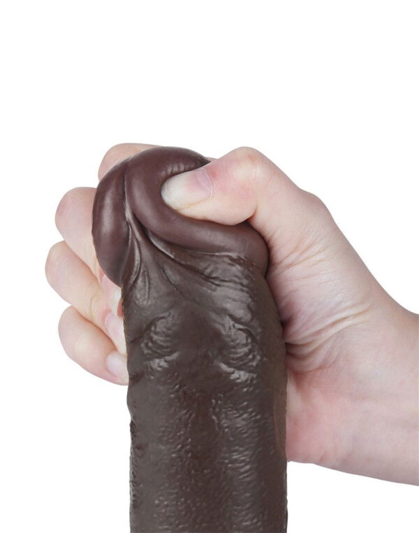 LoveToy - Aftrekbare dildo 24 cm (Ø 4,3 cm) - Zwart - Afbeelding 13