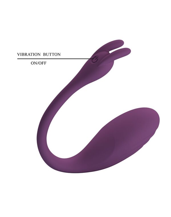 Pretty Love - Catalina - Draagbare Vibrator met App-bediening - Paars - Afbeelding 6