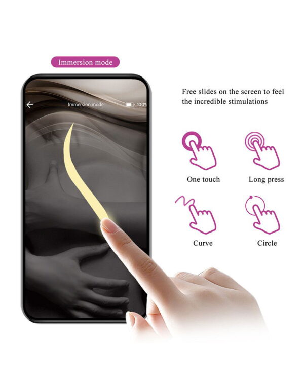 Pretty Love - Catalina - Draagbare Vibrator met App-bediening - Paars - Afbeelding 12