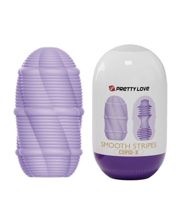 Pretty Love - Cupid X - Smooth Stripes - Masturbator - Paars, Wit