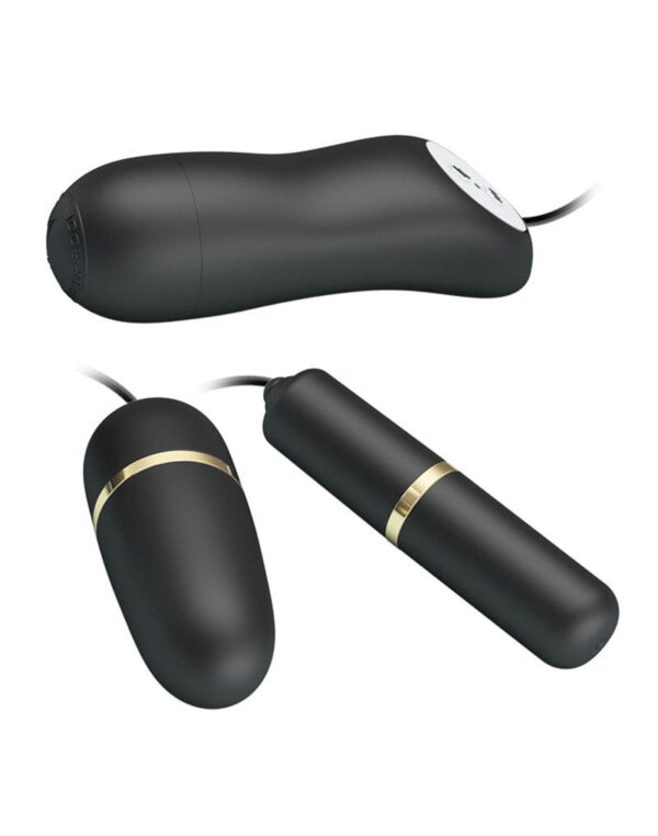 Pretty Love - Electrische Stimulatie Bullets Set - Zwart - Afbeelding 8