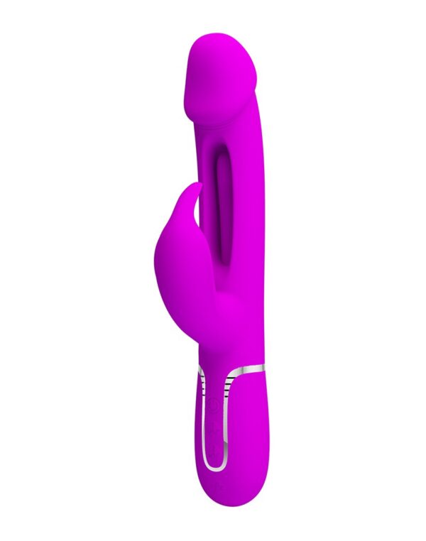 Pretty Love - Kampas - Rabbit Vibrator 3 in 1- Paars - Afbeelding 3