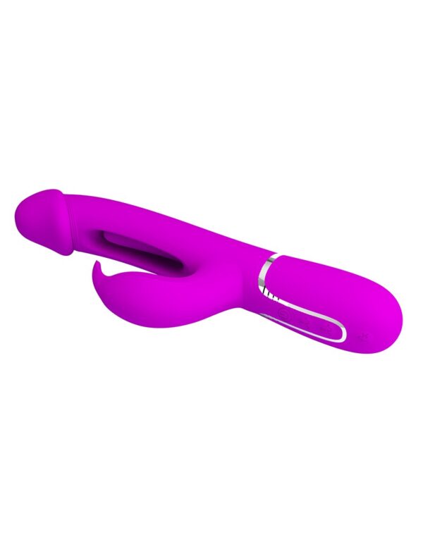 Pretty Love - Kampas - Rabbit Vibrator 3 in 1- Paars - Afbeelding 9