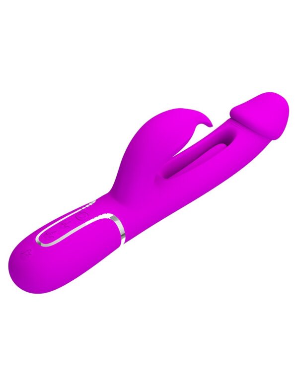 Pretty Love - Kampas - Rabbit Vibrator 3 in 1- Paars