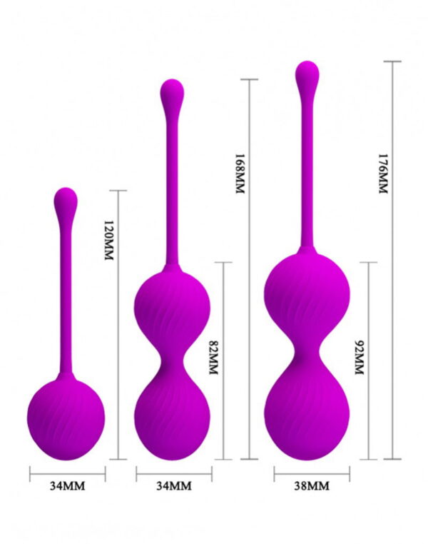 Pretty Love Kegel Ball training set - Afbeelding 5