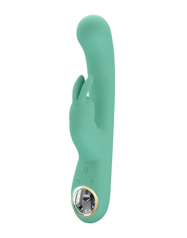 Pretty Love - Lamar - Rabbit Vibrator met Digitaal LED Display - Blauw