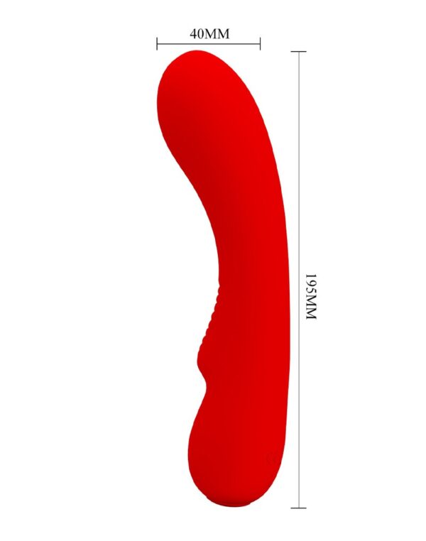 Pretty Love - Matt - G-Spot Vibrator - Rood - Afbeelding 6