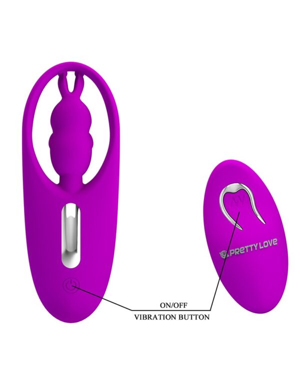 Pretty Love - Wild Rabbit - Clitoris Stimulator met Afstandsbediening - Roze - Afbeelding 6