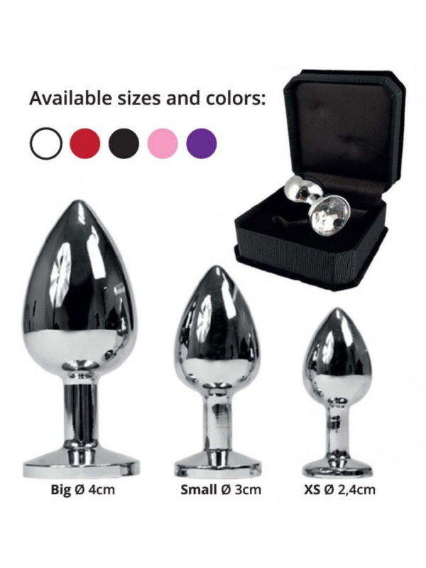 Rimba - Buttplug XS met kristal (unisex) - Afbeelding 4