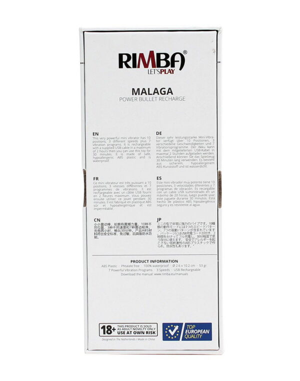 Rimba  Malaga bullet vibrator - Afbeelding 8