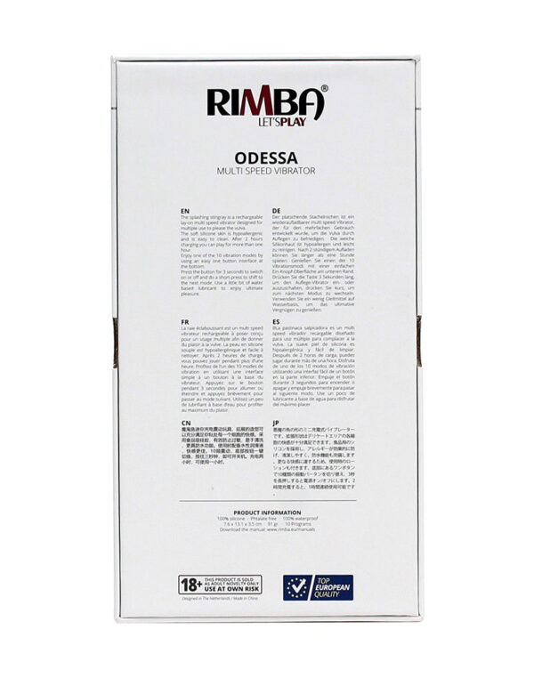 Rimba  Odessa vulva vibrator - Afbeelding 7