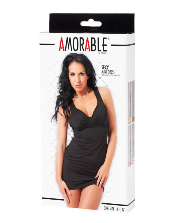 Amorable by Rimba - Mini Jurk -  One Size - Zwart - Afbeelding 2