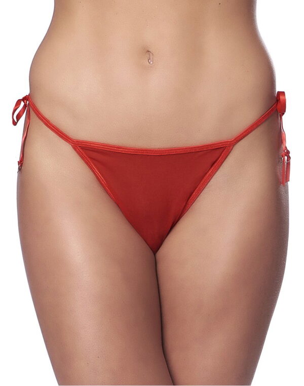 Amorable by Rimba - Tanga Slip - One Size - Rood - Afbeelding 3