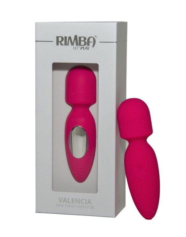 Rimba Toys - Valencia - Mini Wand Vibrator - Roze