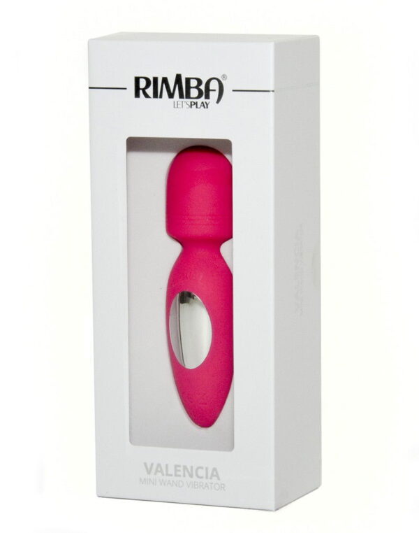 Rimba Toys - Valencia - Mini Wand Vibrator - Roze - Afbeelding 4