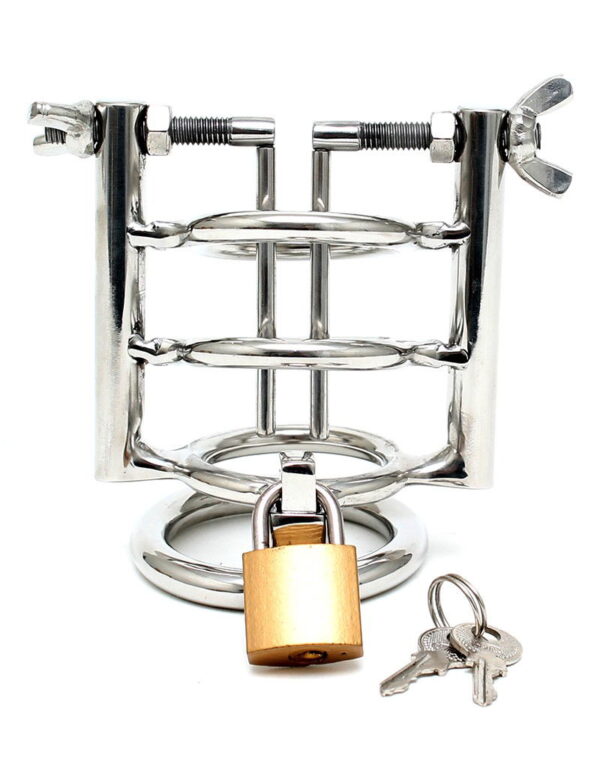 Rimba - Urethral Stretcher with Cockring and padlock