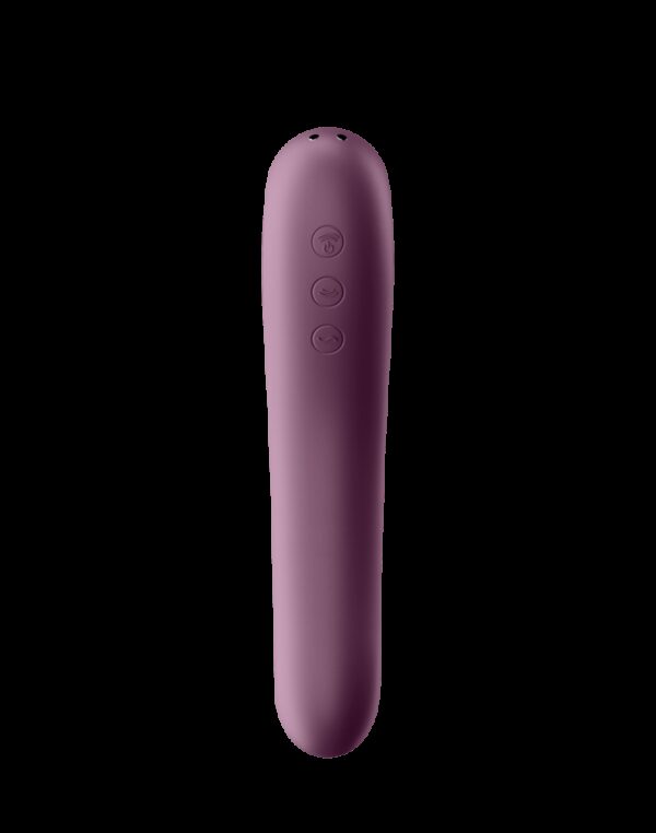 Satisfyer - Dual Kiss - Luchtdruk + G-Spot Vibrator - Paars - Afbeelding 4