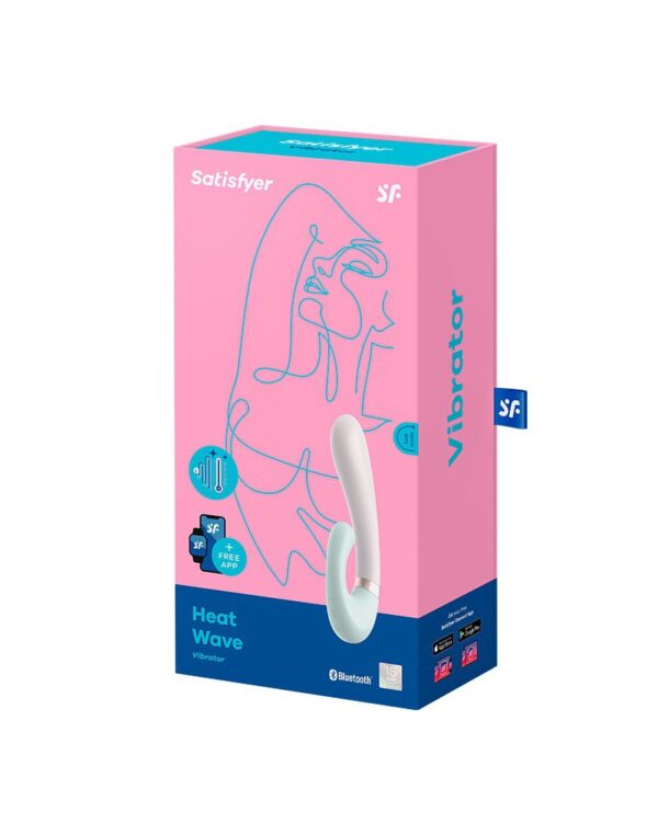 Satisfyer - Heat Wave - Verwarmde Rabbit Vibrator - Mint - Afbeelding 2